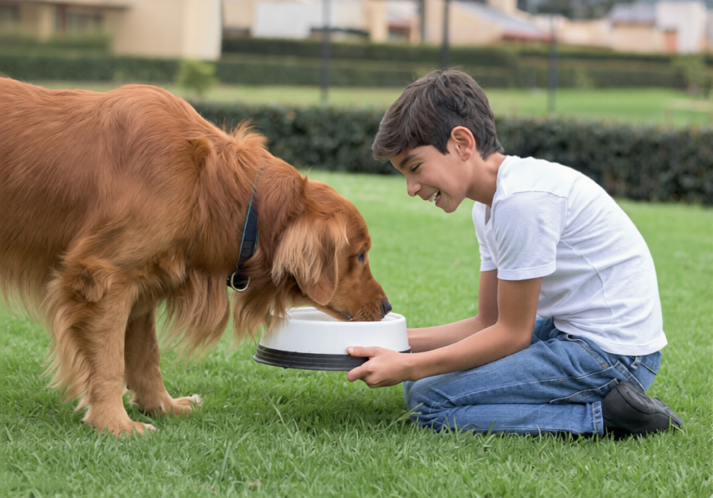 Golden Retriever Feeding Chart by Age and Weight