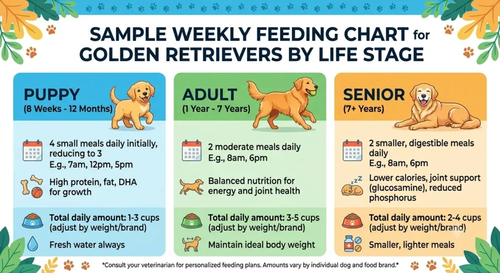 How Much Raw Food Should a Golden Retriever Eat?