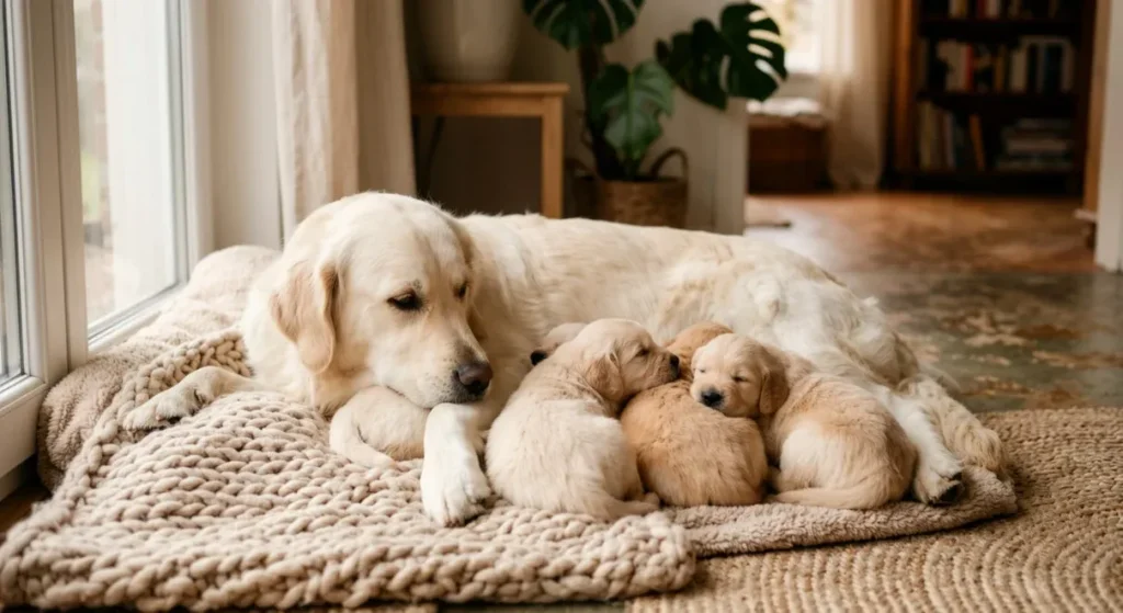 Breeding of White Golden Retrievers