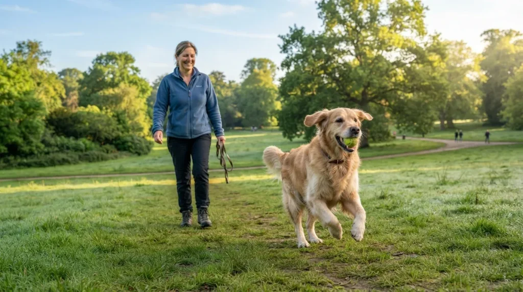 How much exercise does a Golden Retriever need?