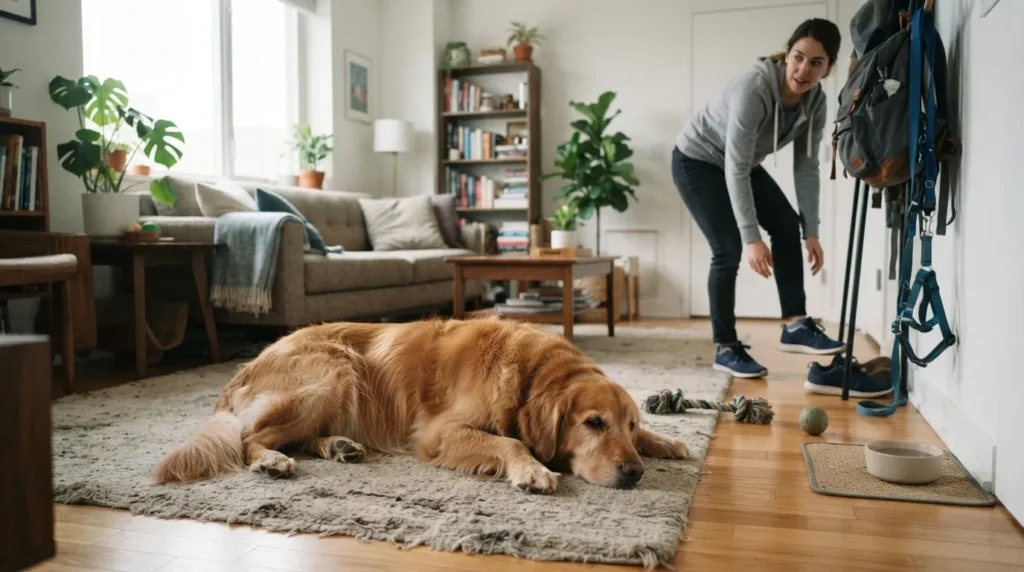 Can a first-time owner keep a Golden Retriever in an apartment?