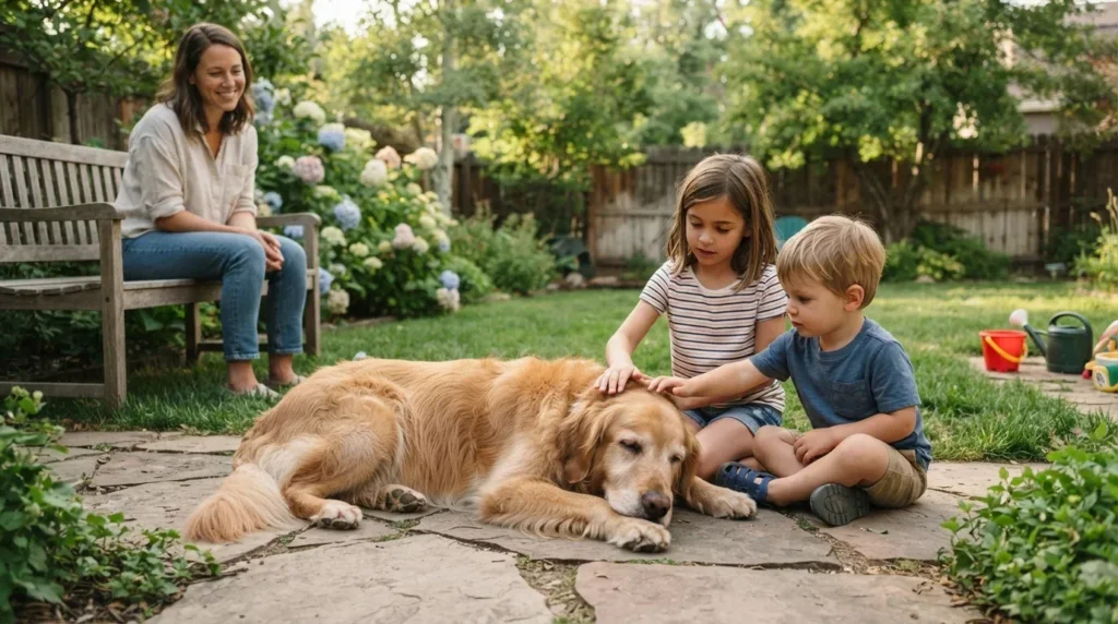 Are Golden Retrievers good with children?