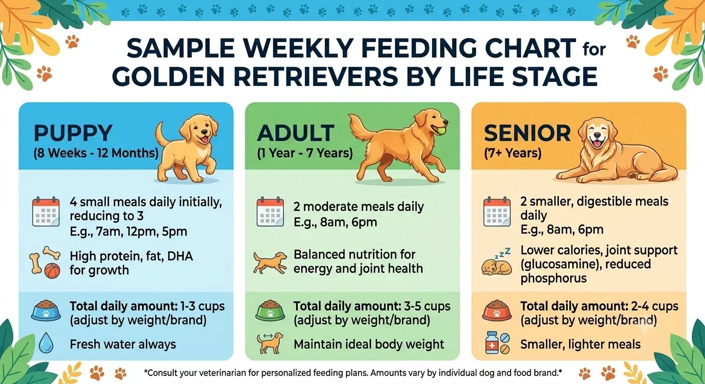 How Much Raw Food Should a Golden Retriever Eat?